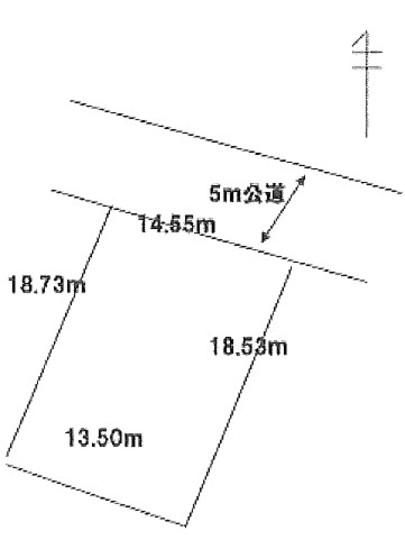 Compartment figure. Land price 45,832,000 yen, Land area 261.25 sq m compartment view