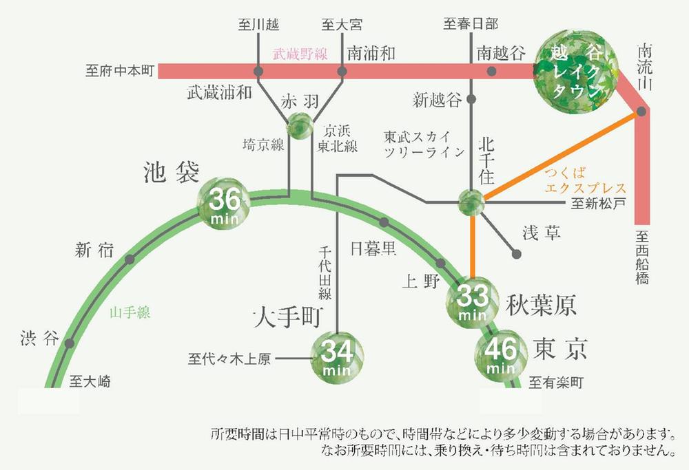route map. Easy access from the Tokyo main station. 