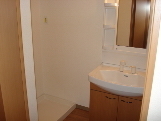 Washroom. It Vanity is attached to the dressing room