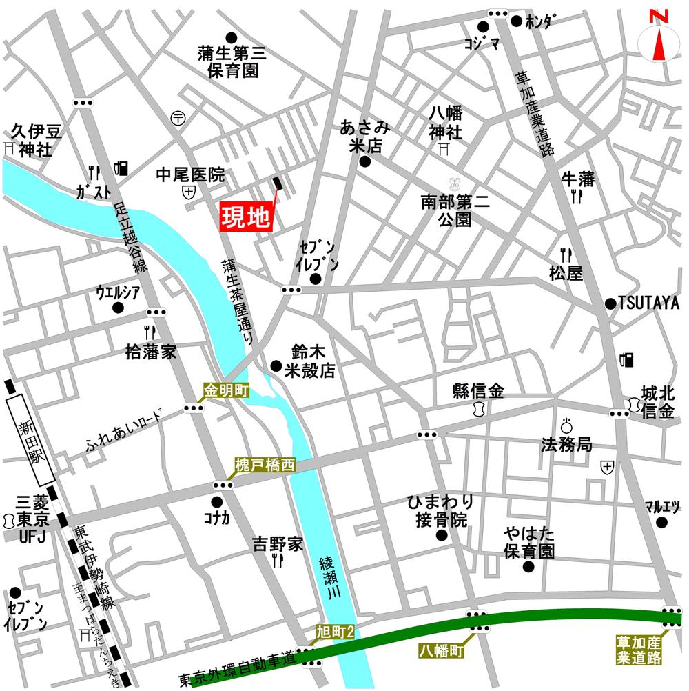 Local guide map
