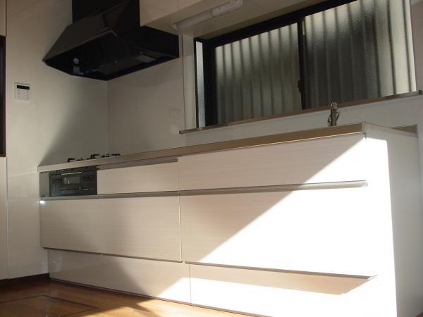 Kitchen. System kitchen new Propane gas water heater new
