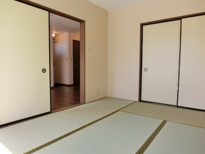 Living and room. Japanese-style bay window with