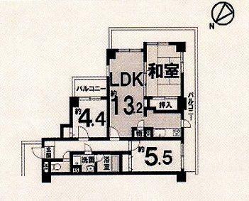Floor plan. 3LDK, Price 13.2 million yen, Occupied area 67.81 sq m , Balcony area 23.86 sq m