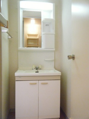 Washroom. Independent wash basin with