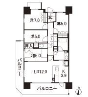 Floor: 4LDK, occupied area: 85.43 sq m, Price: TBD