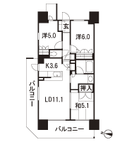Floor: 3LDK, occupied area: 68.32 sq m, Price: TBD