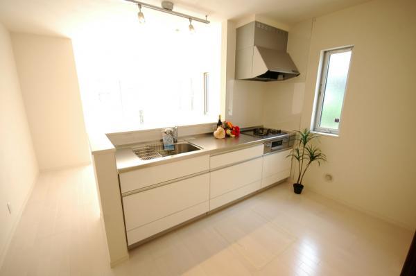 Same specifications photo (kitchen). ◆ Same specification kitchen ◆ Brightness plenty popular open kitchen!