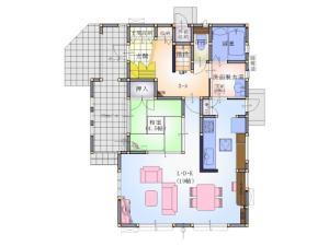 Floor plan. 46,770,000 yen, 3LDK + S (storeroom), Land area 156.86 sq m , Building area 114.68 sq m 1 floor Floor Plan