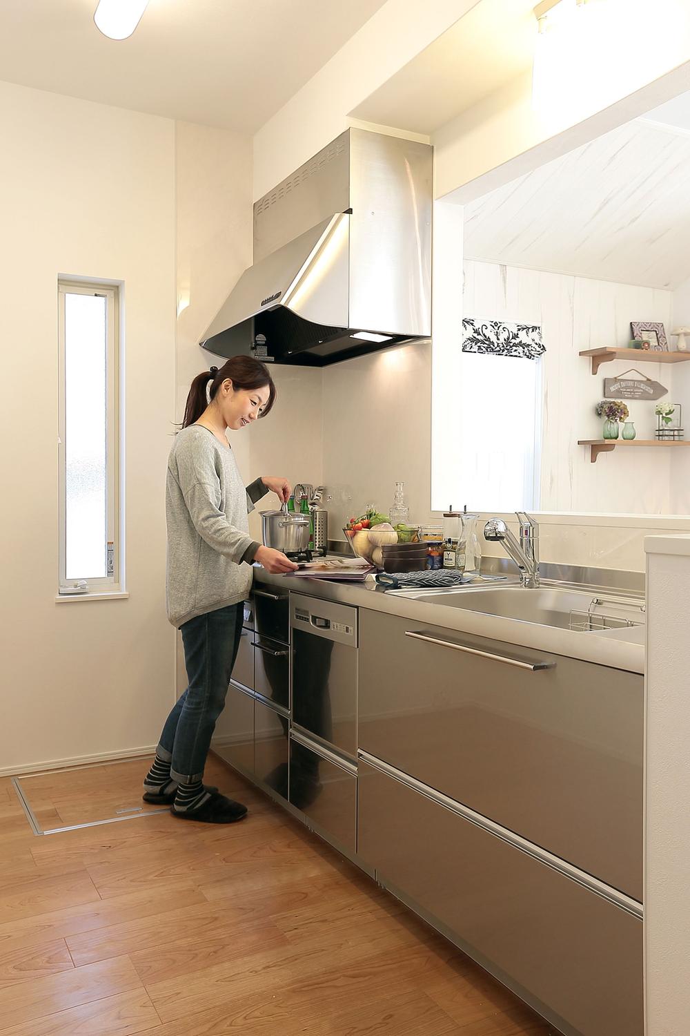 Kitchen. Design also functionality also smart stainless steel kitchen. 