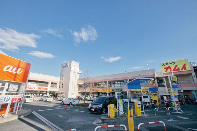 Shopping centre. Specialty store Plaza Linden up to 1350m Gigamato, Entered commercial facilities, such as sporting goods Kamui