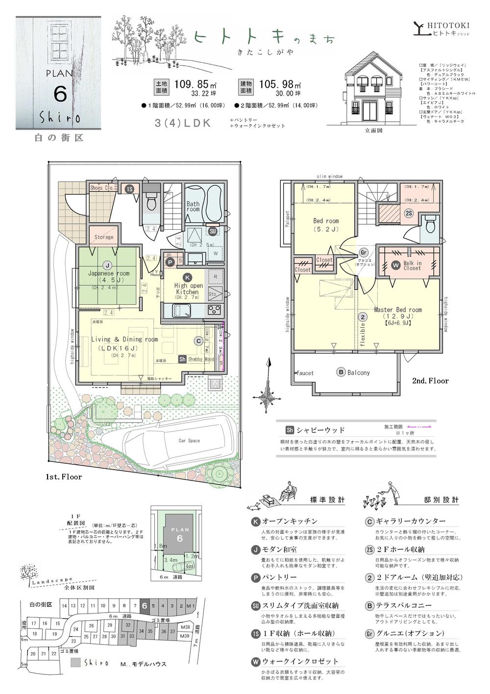 Floor plan. Stand out personality, Three districts. 