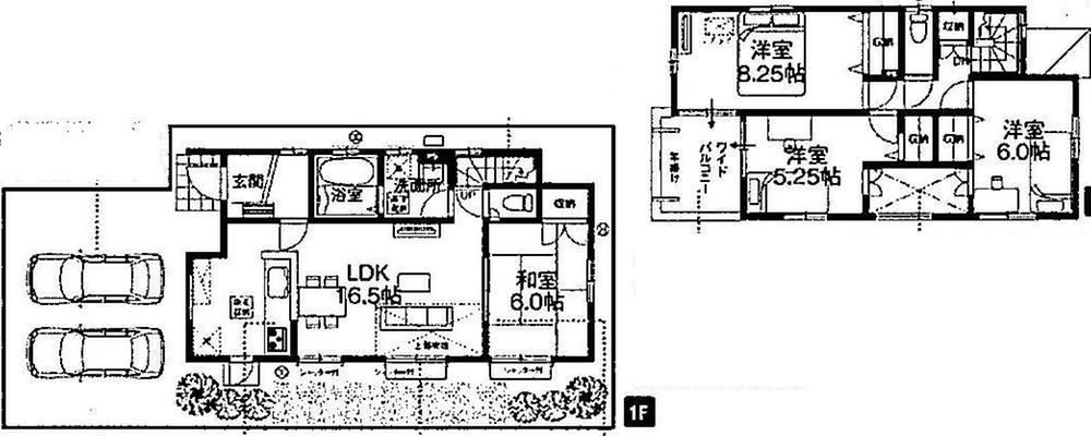 Floor plan. (3 Building), Price 29,900,000 yen, 4LDK, Land area 131.54 sq m , Building area 99.35 sq m