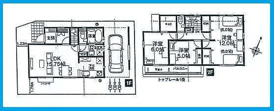 Floor plan. 29,900,000 yen, 4LDK, Land area 100.07 sq m , Building area 110.13 sq m