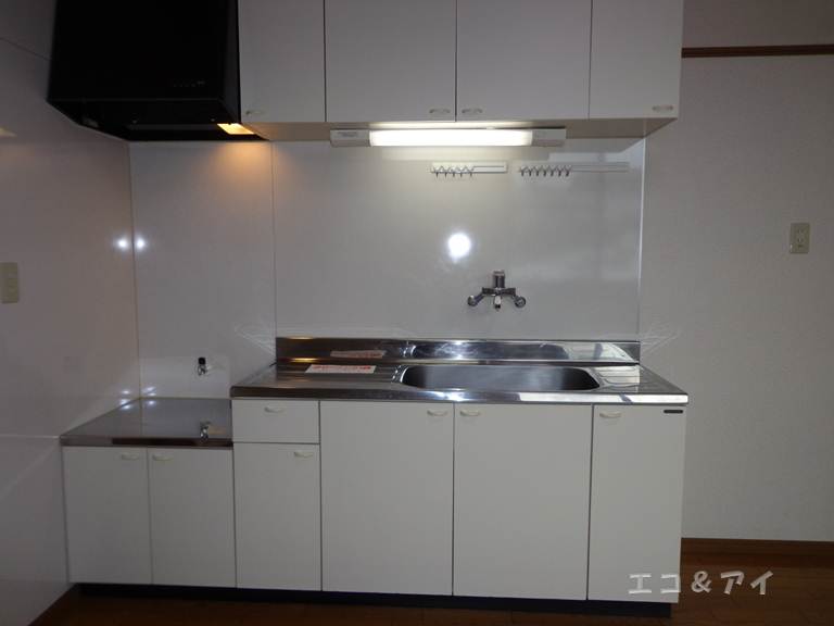 Kitchen. Two-burner stove can be installed