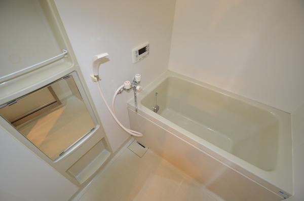 Bath. Bathroom with heating dryer Add-fired