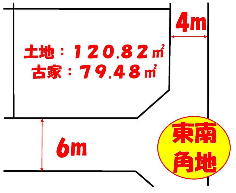 Compartment figure. Land price 13.8 million yen, Land area 120.82 sq m