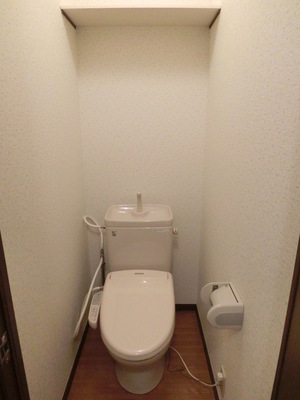 Toilet. Winter is also a warm heating toilet seat