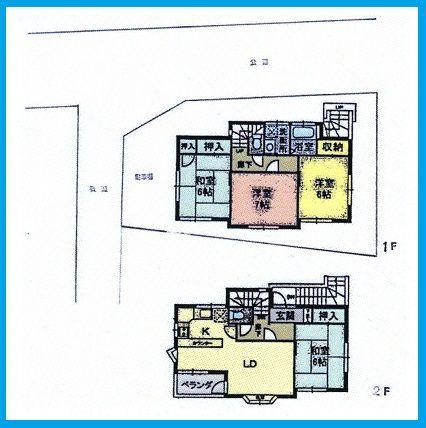 Floor plan. 22,800,000 yen, 4LDK+S, Land area 102.63 sq m , Building area 90.11 sq m