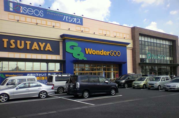 Rental video. WonderGOO TSUTAYA Koshigaya shop 763m up (video rental)