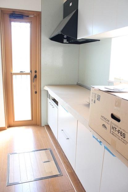Kitchen. In indoor renovation