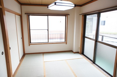 Living and room. Bright Japanese-style room of the two-sided lighting