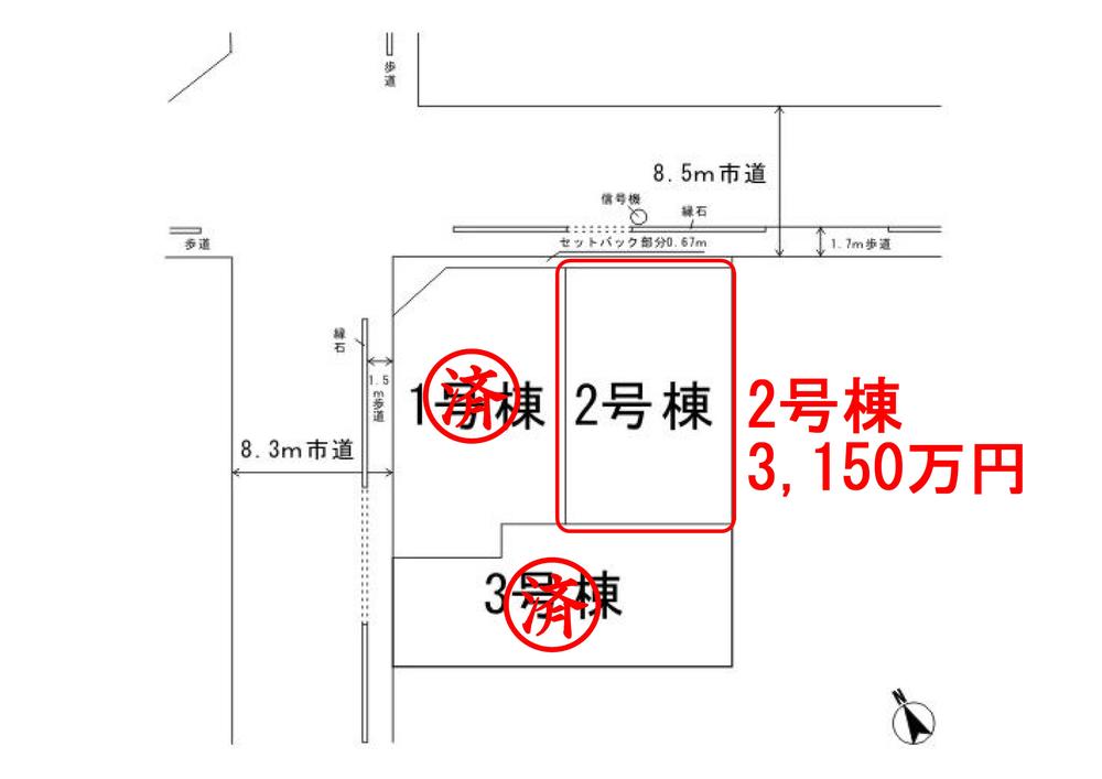 The entire compartment Figure. Site area 126.50 sq m  [38 tsubo] 