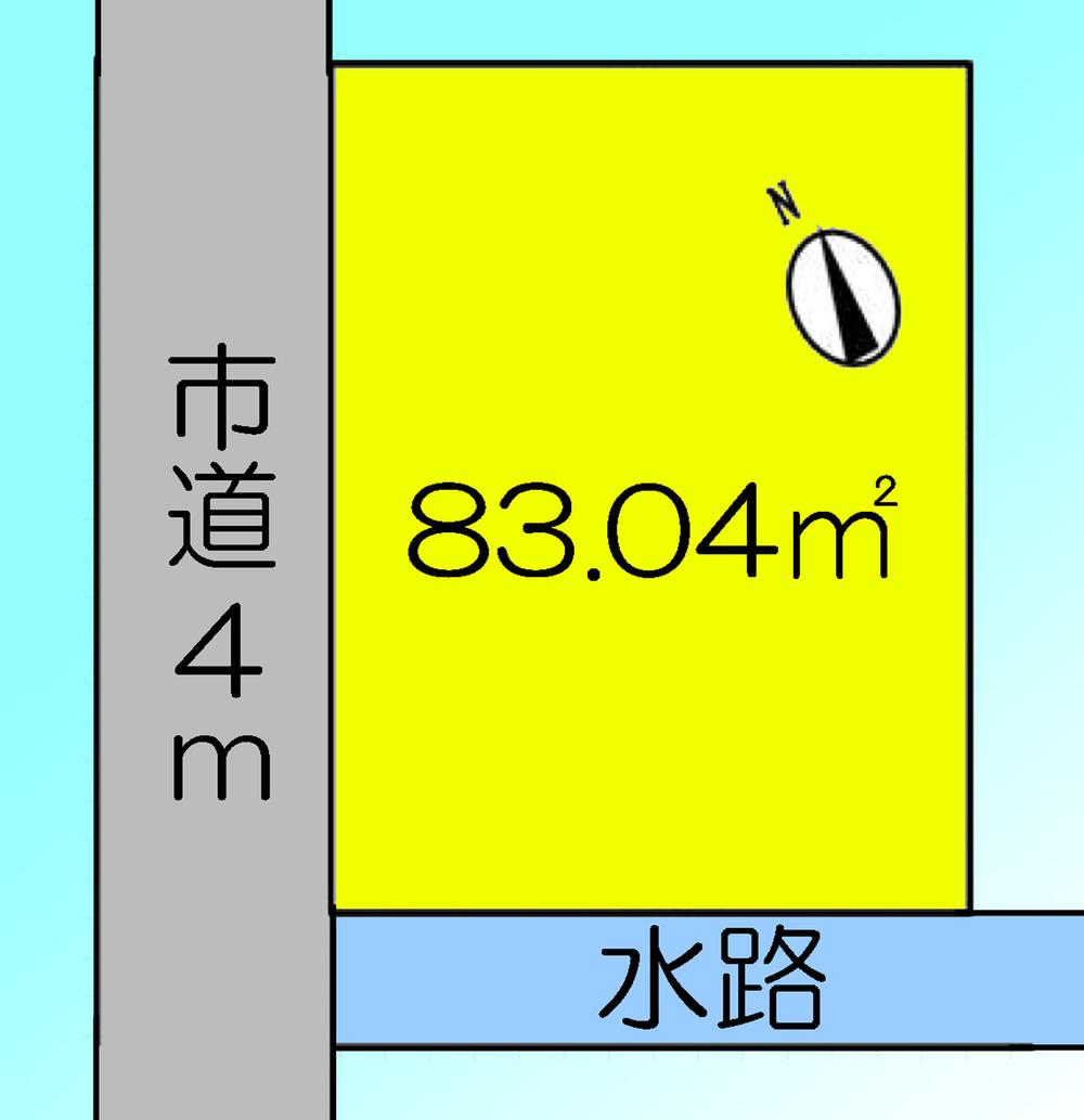 Compartment figure. Land price 15 million yen, Land area 83.04 sq m