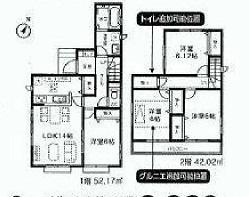 Floor plan. (C Building), Price 28,300,000 yen, 4LDK, Land area 115.46 sq m , Building area 94.19 sq m