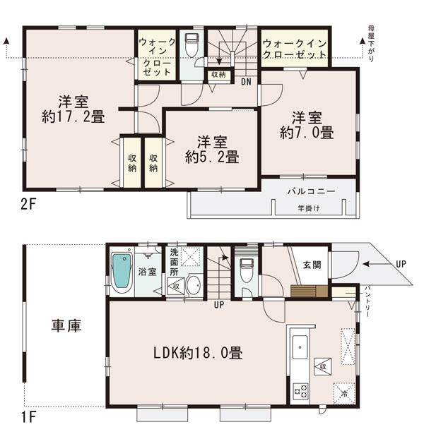 Floor plan. (8 Building), Price 33,300,000 yen, 4LDK, Land area 100.07 sq m , Building area 112.82 sq m