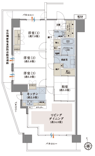 Floor: 4LDK + N + SIC, the occupied area: 95.27 sq m, Price: TBD