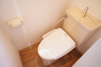 Toilet. With Washlet