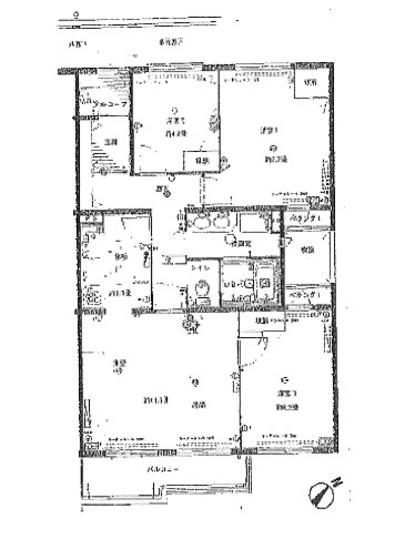 Floor plan. 3LDK, Price 12.2 million yen, Occupied area 76.77 sq m , Balcony area 6.68 sq m floor plan