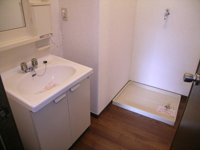 Washroom. There is a convenient separate wash basin in the cleansing and toothpaste