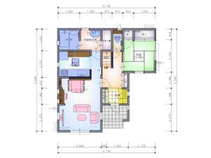 Floor plan. 38,600,000 yen, 4LDK, Land area 100.08 sq m , Building area 102.89 sq m 1 floor plan view