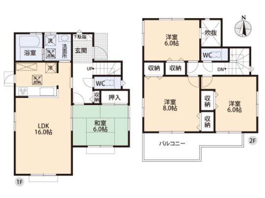 Floor plan. 32,900,000 yen, 4LDK, Land area 150.99 sq m , Building area 100.19 sq m floor plan