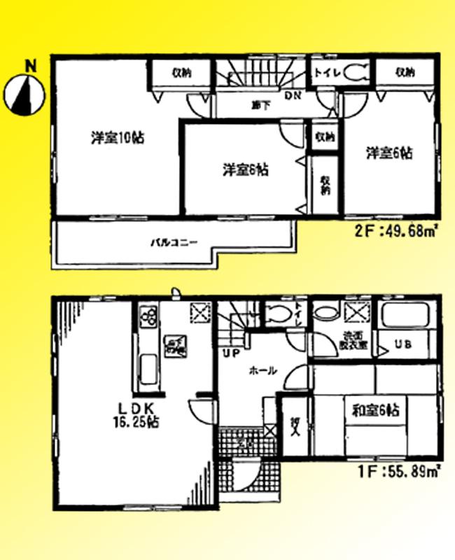 Floor plan. 23.8 million yen, 4LDK, Land area 300.77 sq m , Building area 105.57 sq m