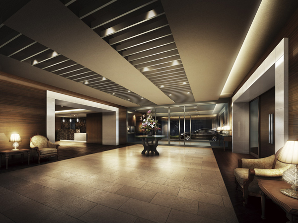 Shared facilities.  [Entrance hall] Hotel-style elegant drifting entrance hall of is the story the status of the community. (Entrance Hall Rendering)