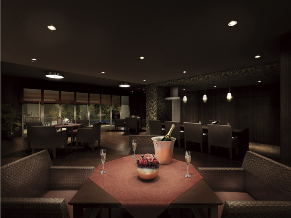 Shared facilities.  [Party lounge] Birthday party and home party for children, Party lounge that can be used, such as group activities. (Party lounge Rendering)