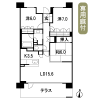 Floor: 3LDK, occupied area: 85.78 sq m