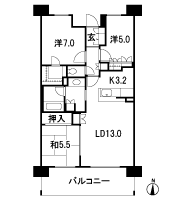 Floor: 3LDK + WIC, the occupied area: 76.26 sq m