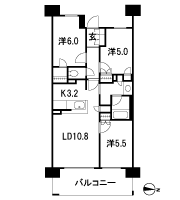 Floor: 3LDK + WIC, the occupied area: 67.57 sq m