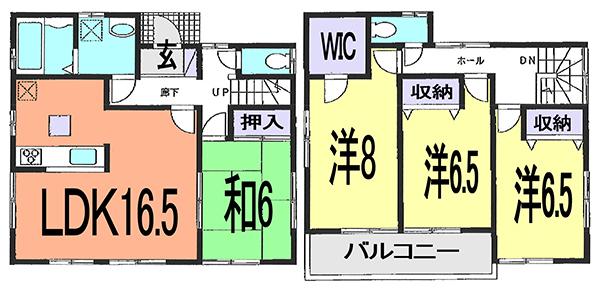 Floor plan. 22,800,000 yen, 4LDK, Land area 319.8 sq m , Building area 105.99 sq m