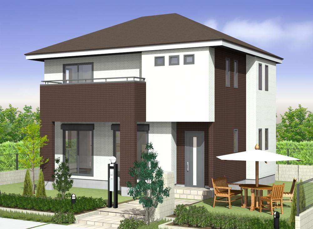Building plan example (Perth ・ appearance). Building plan example (1) Building area 107.23 sq m  (32.43 square meters)