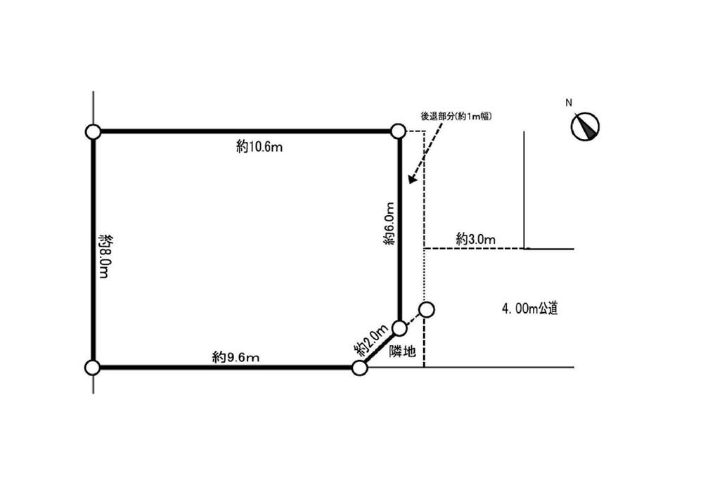 Compartment figure. Land price 6.5 million yen, Land area 91.41 sq m