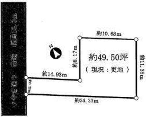 Compartment figure. Land price 17,350,000 yen, Land area 163.66 sq m