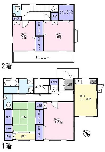 Floor plan. 31.5 million yen, 4DK, Land area 278.01 sq m , Building area 116.38 sq m