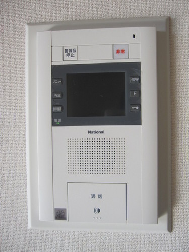 Security. Intercom with TV monitor