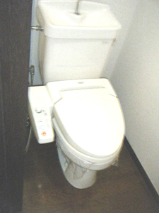 Toilet. Toilets are equipped with bidet