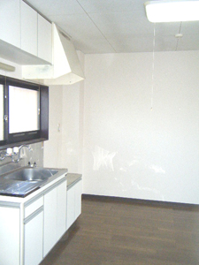 Kitchen. Bright with window Kitchen