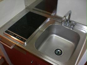 Kitchen. Electric stove, It comes with 2-neck. 